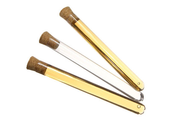 Tubes à essai inférieurs ronds en verre de Borosilicate des pyrex 18mm