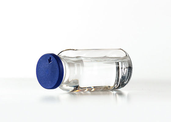 Bouteilles en verre médicales de Brown Boro5.0 YBB de cylindre de fond plat