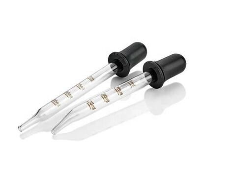 Verre cosmétique clair Vial Dropper des huiles essentielles 1ml ND18