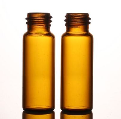 Ampoule à faible teneur en sel de cuir embouti fioles à bouchon vissable en verre de 2 drachmes YBB