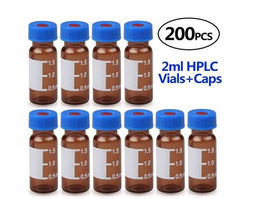 Fioles en verre de Borosilicate de CLHP de la base plate 1.5ml basses