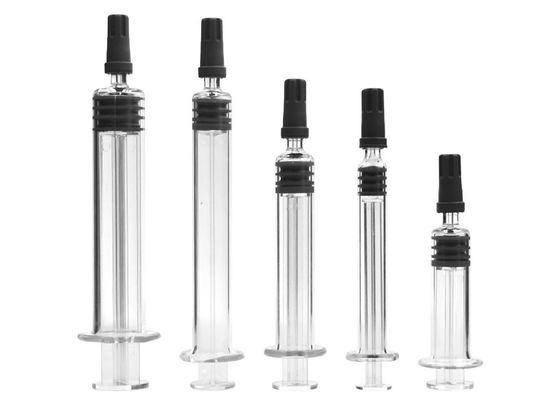 Seringue non jetable en plastique en verre de Borosilicate 200cc de plongeur