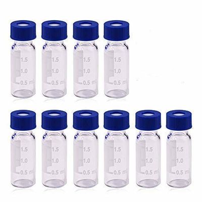 Septa de silicone de Vial Tight 20mmWhite Ptfe en verre de Borosilicate