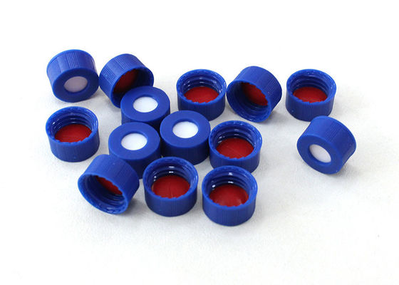 L'ajustement rapide de compression a collé les couvercles à visser bleus de septa de l'ABS 9mm