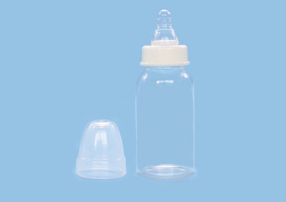 Le nourrisson ergonomique 3oz a calibré les bouteilles en verre nouveau-nées