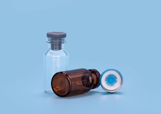 Fioles en verre ambres de stockage de la pharmacie 2cc de cou de la vis ND10