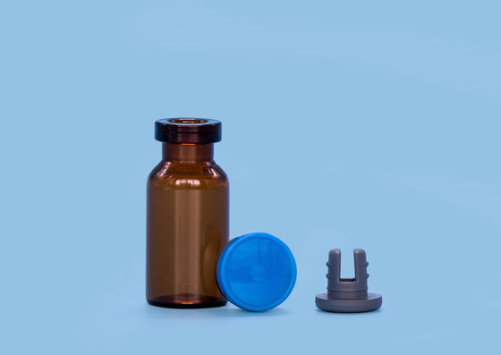Stéroïde en caoutchouc antichoc de bouchon fioles médicales en verre de 3 ml
