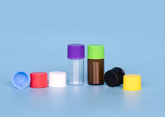 Fioles en verre tubulaires de la CHROMATOGRAPHIE GAZEUSE 8mm de pharmacie colorées par cou étroit