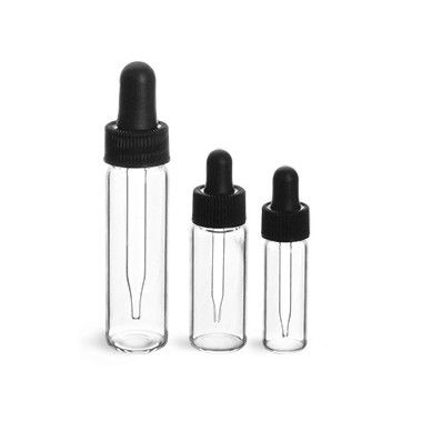 Bouteilles à nervures de compte-gouttes d'oeil